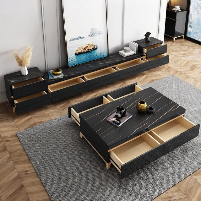 bàn trà có ngăn kéo