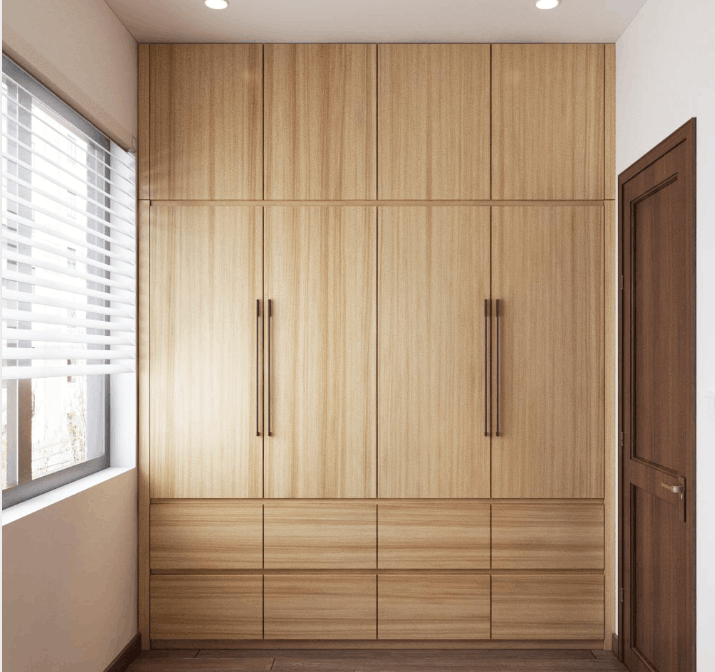 tủ áo âm tường