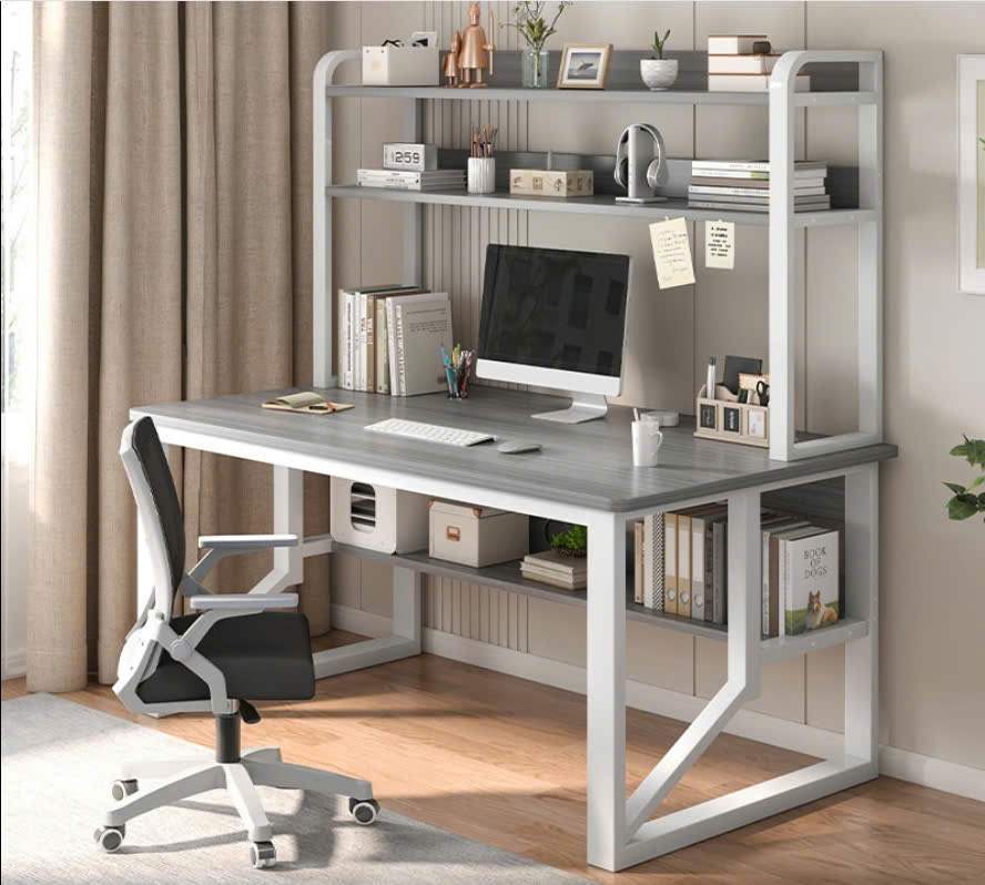 bàn làm việc kết hợp kệ sách Ngọc Thịnh
