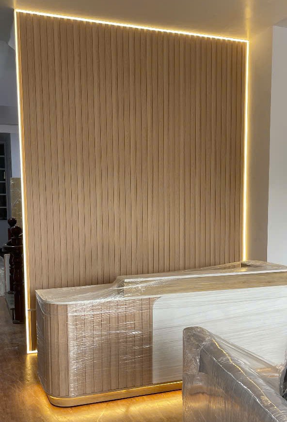 Quầy lễ tân có đèn led Ngọc Thịnh