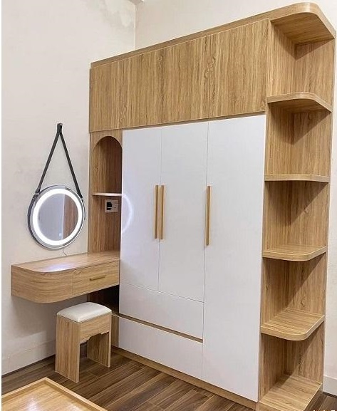 Bàn trang điểm kết hợp tủ quần áo