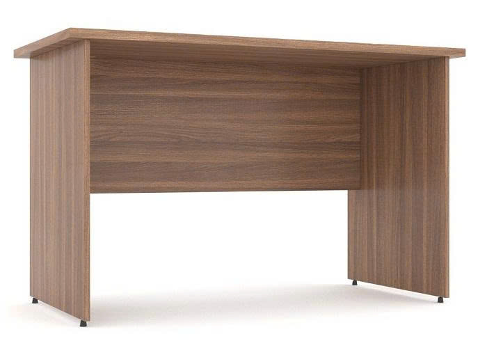 Bàn làm việc gỗ cong nghiệp đơn giản