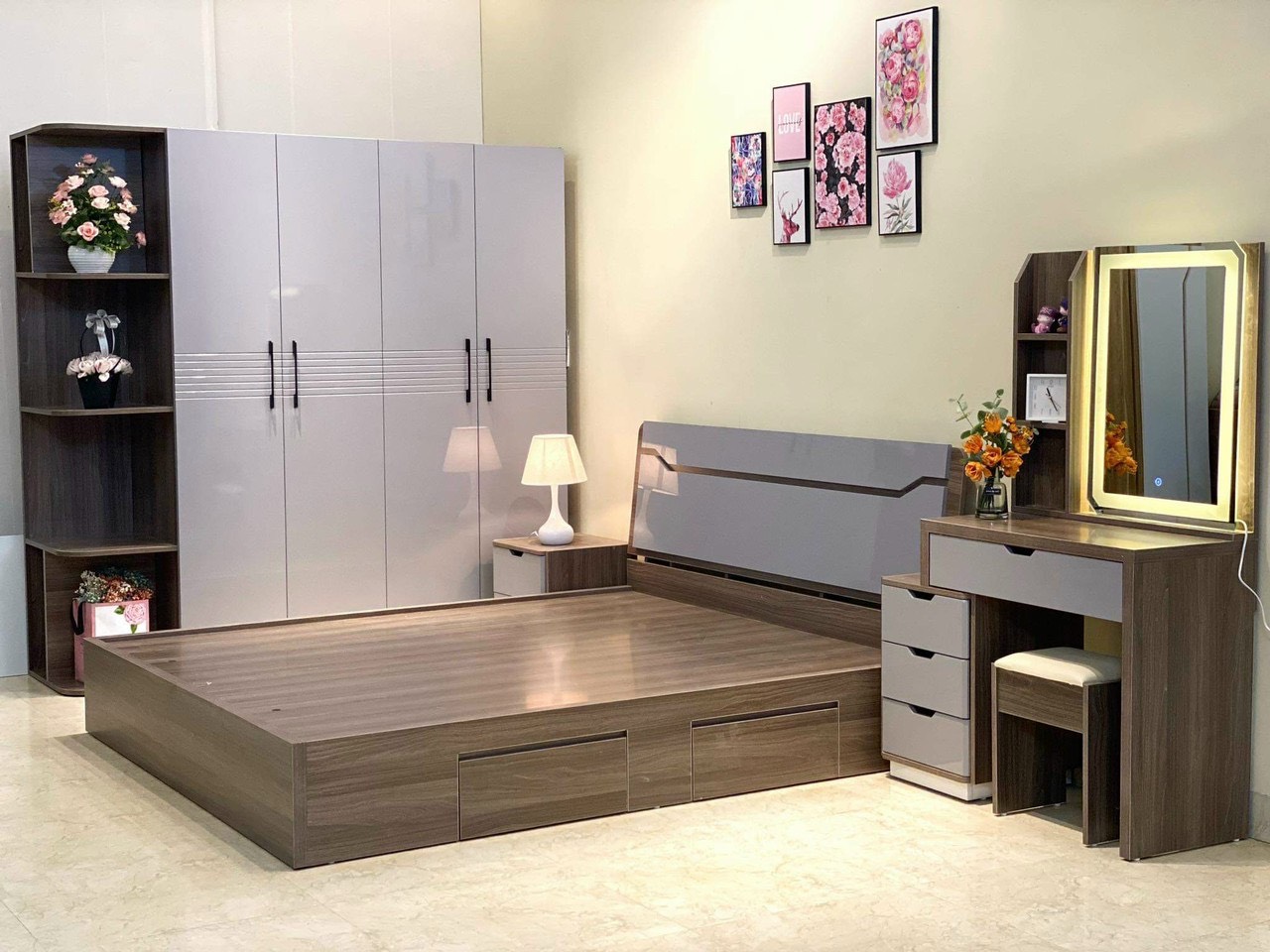 giường ngủ tại long thành