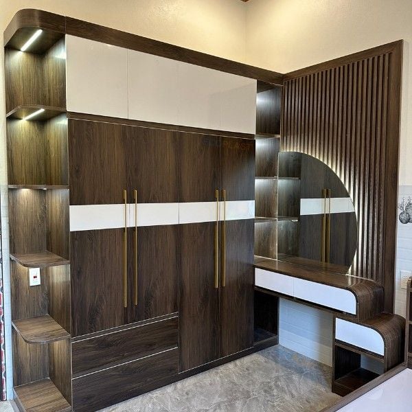 Tủ áo kết hợp bàn trang điểm Ngọc Thịnh